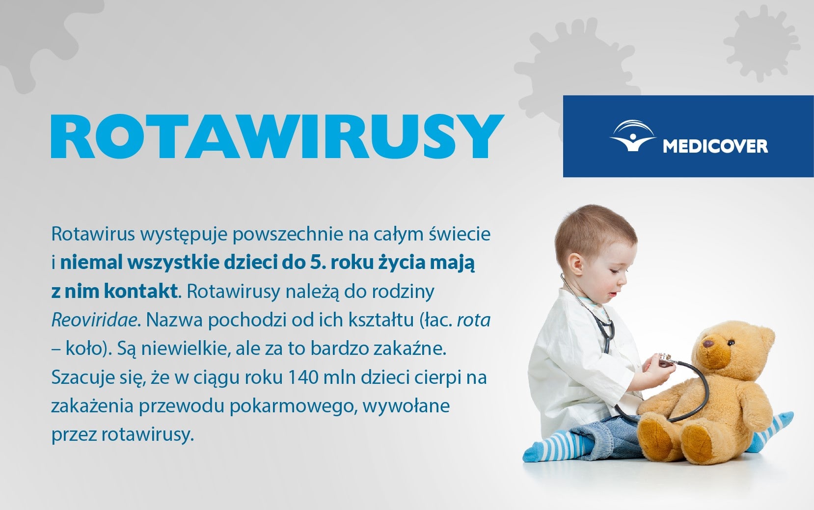 Rotawirusy – zagrożenie, dolegliwości, leczenie [INFOGRAFIKA]