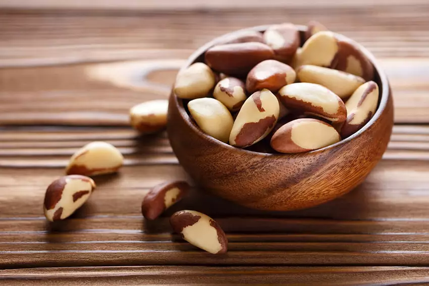 Selenium is found, among others, in:  in Brazil nuts.