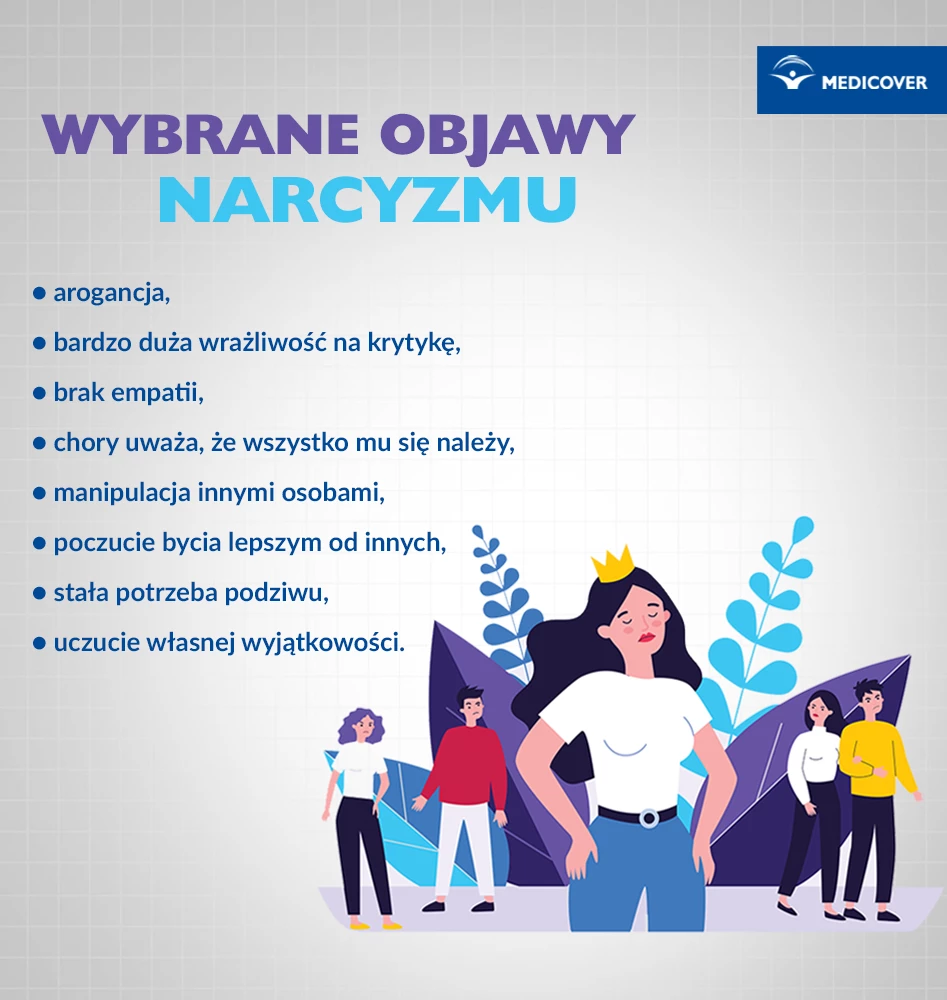 Czym jest narcyzm? Objawy.