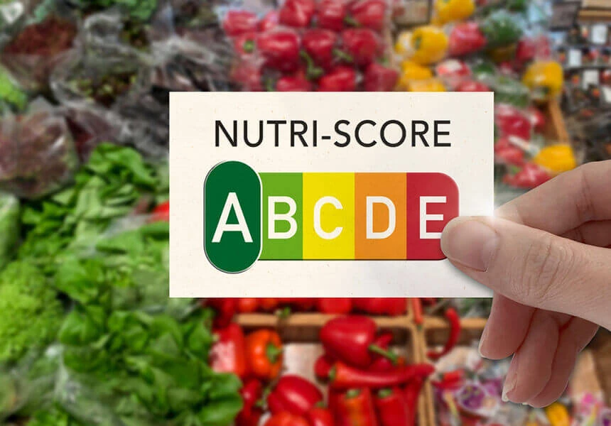 Oznaczenie Nutri-Score daje informację na temat jednej w pięciu klas wartości żywieniowej.