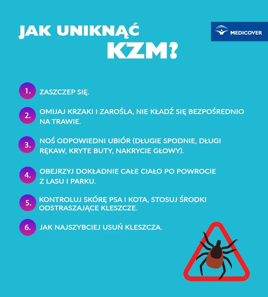 Jak uniknąć zachorowania na KZM?