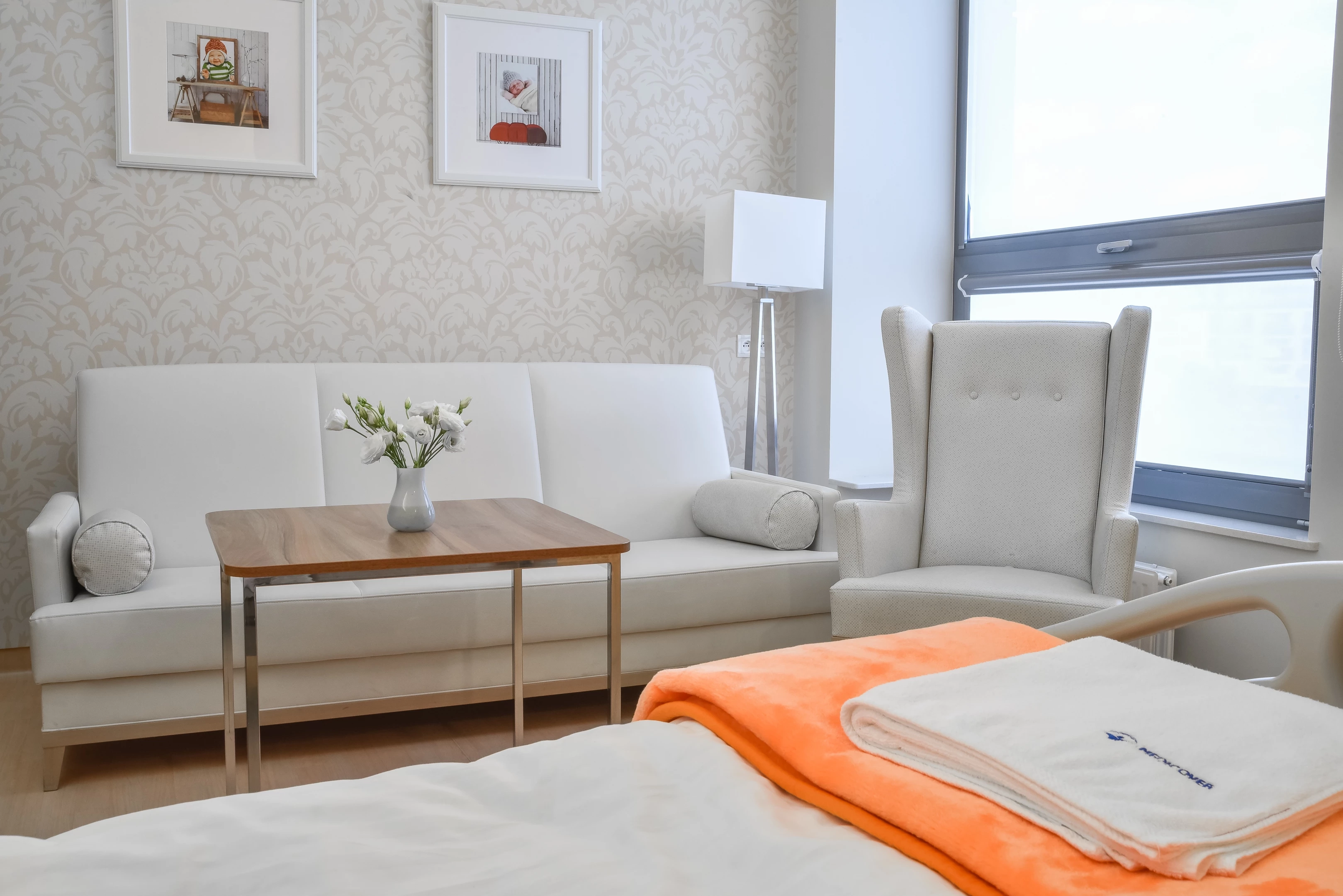 Medicover patient rooms