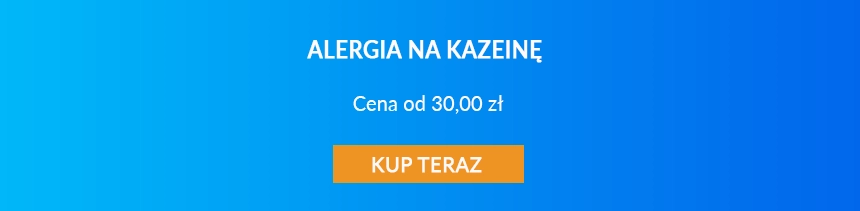 Alergia na kazeinę - cena badania.