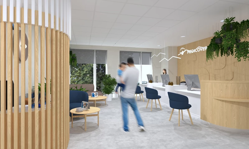 Modernizacja Centrum Medicover Aleje Jerozolimskie