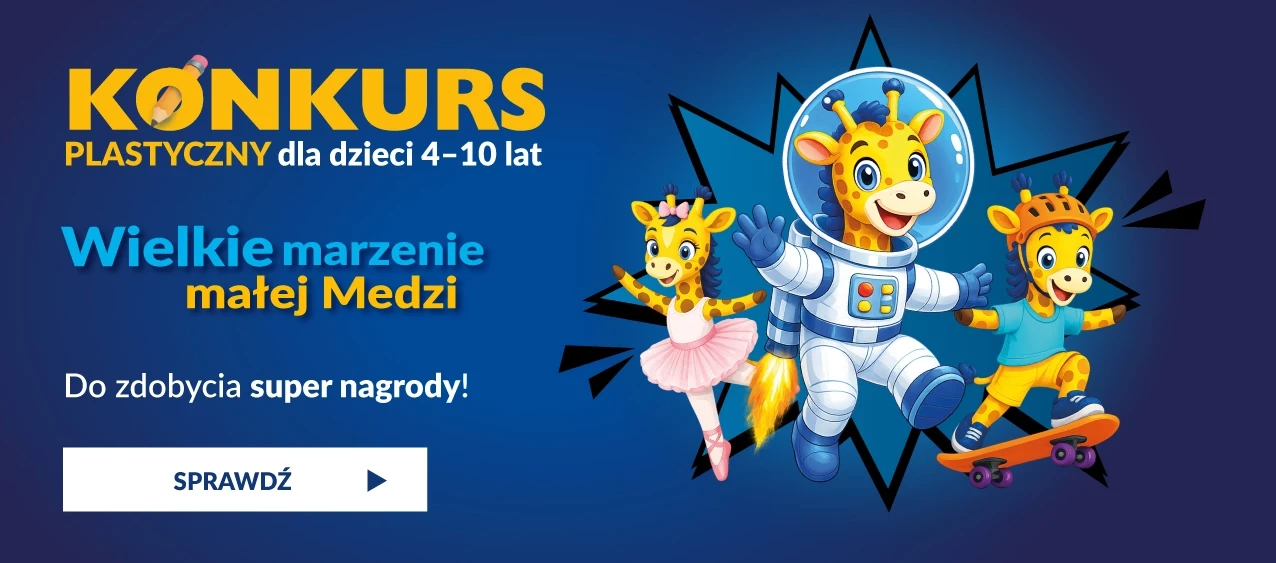 Konkurs plastyczny dla dzieci 4-10 lat: Wielkie marzenie małej Medzi. Do zdobycia super nagrody!