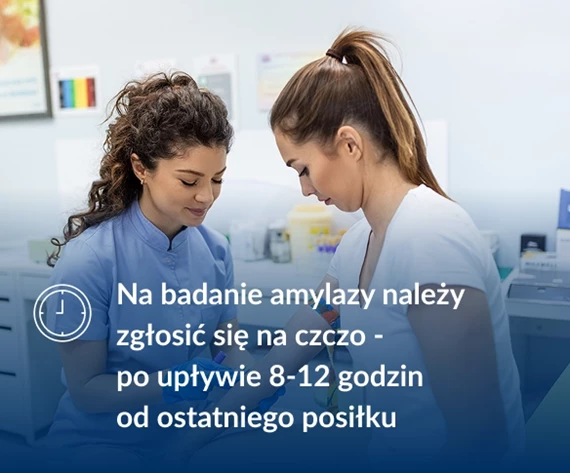Na badanie amylazy należy zgłosić się na czczo -  po upływie 8-12 godzin  od ostatniego posiłku