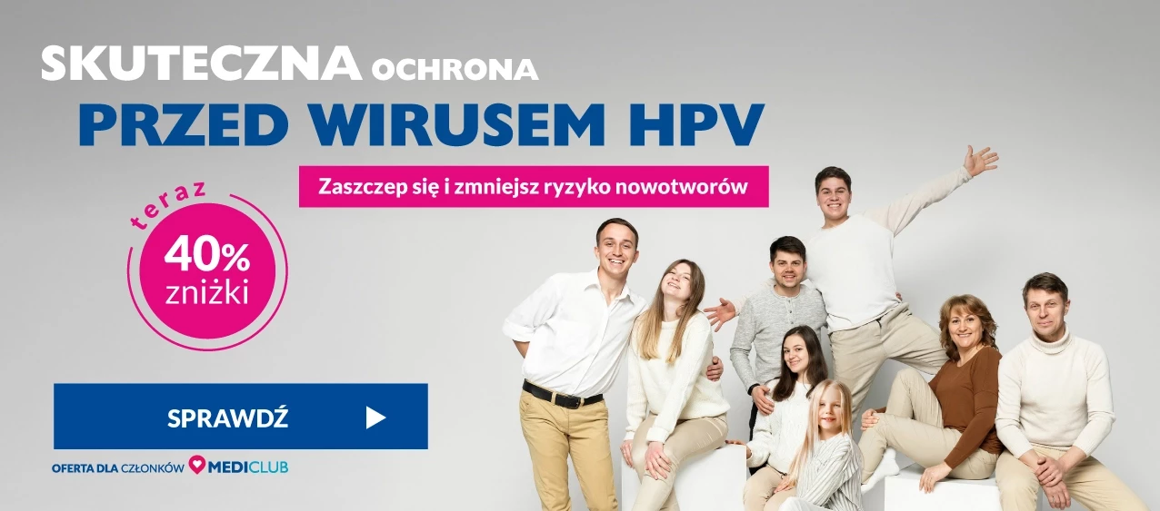 40% z Mediclub zniżki na szczepienie przeciw HPV