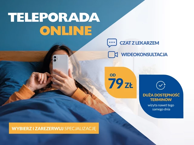 Teleporada online - czat z lekarzem od 79 zł