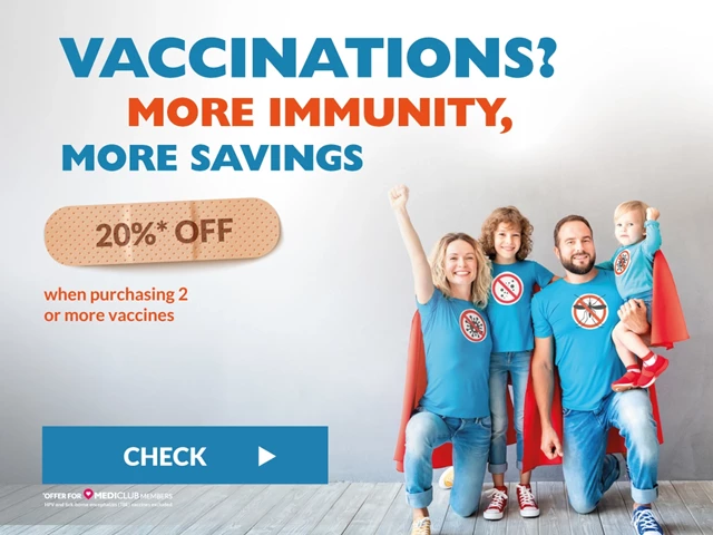 More immunity, more savings. 20% off when purchasing 2 or more vaccines